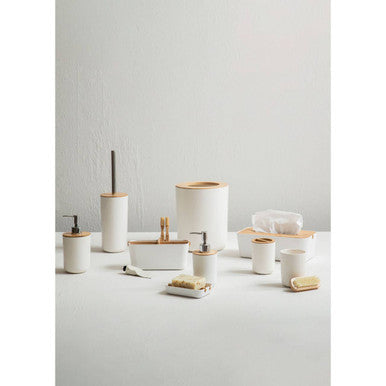 Orsina Canyon White 4 Section Modular Desk and Bathroom Organiser