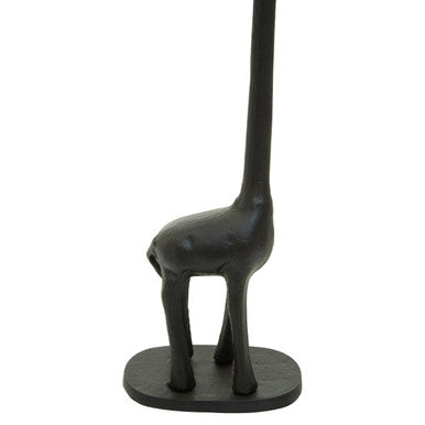 Orsina Fauna Black Giraffe Toilet Roll Holder | Modern Animal Decor