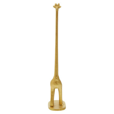 Orsina Fauna Giraffe Toilet Roll Holder – Luxury Gold Finish Decor