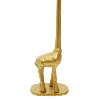 Orsina Fauna Giraffe Toilet Roll Holder – Luxury Gold Finish Decor