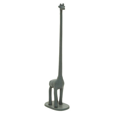 Orsina Fauna Giraffe Toilet Roll Holder – Grey Freestanding Storage