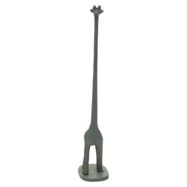 Orsina Fauna Giraffe Toilet Roll Holder – Grey Freestanding Storage