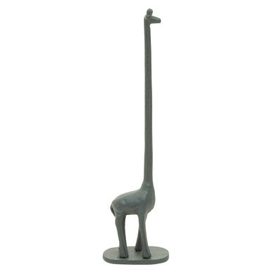Orsina Fauna Giraffe Toilet Roll Holder – Grey Freestanding Storage