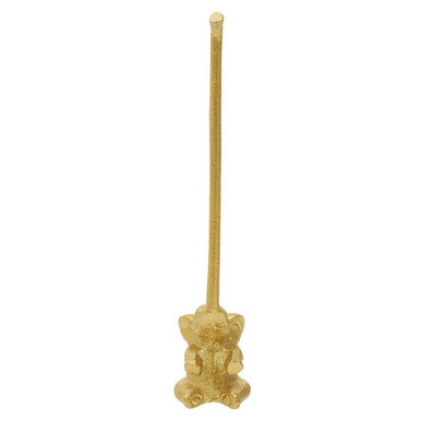 Orsina Fauna Elephant Toilet Roll Holder – Gold Finish Bathroom Decor