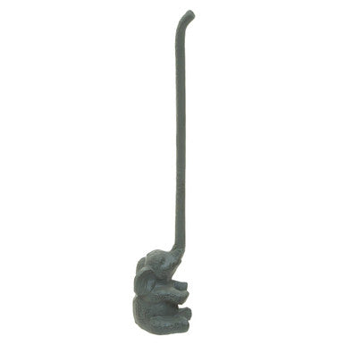 Orsina Fauna Elephant Toilet Roll Holder – Grey Finish Bathroom Decor