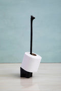 Orsina Llama Toilet Roll Holder – Black Finish Animal Bathroom Decor