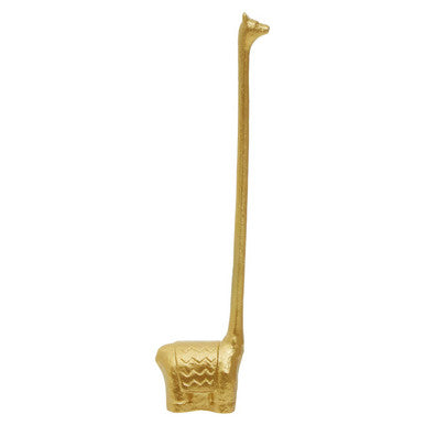 Orsina Fauna Llama Toilet Roll Holder – Gold Finish Bathroom Decor