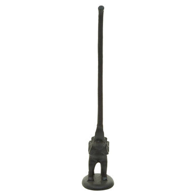 Orsina Fauna Elephant Toilet Roll Holder – Black Finish Bathroom Decor