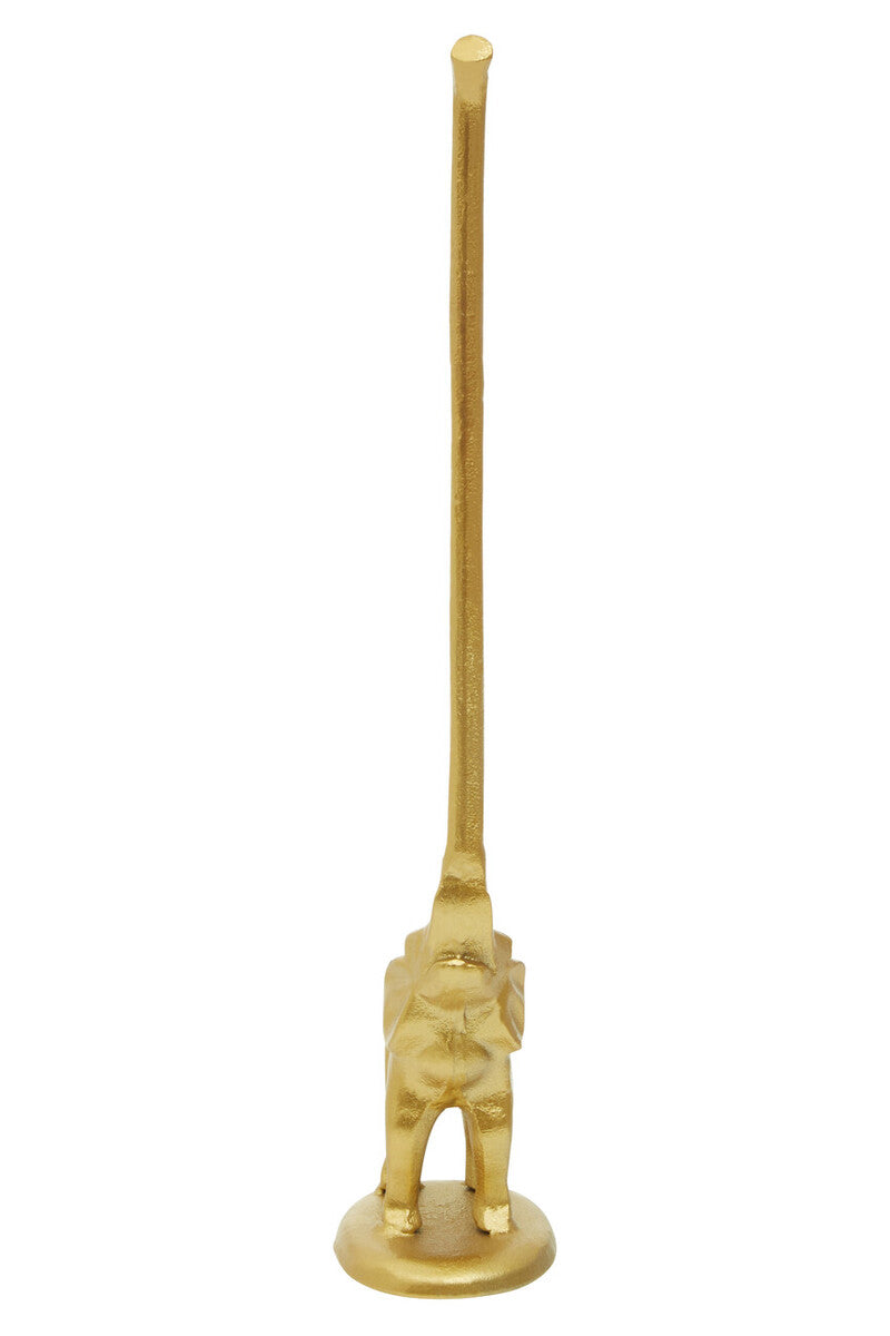Orsina Gold Elephant Toilet Roll Holder – Freestanding Bathroom Decor