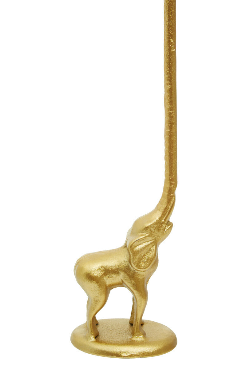 Orsina Gold Elephant Toilet Roll Holder – Freestanding Bathroom Decor