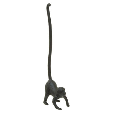 Orsina Fauna Monkey Toilet Roll Holder – Luxury Black Bathroom Decor