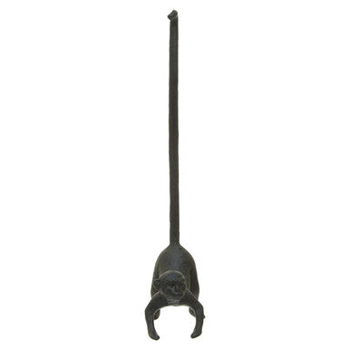 Orsina Fauna Monkey Toilet Roll Holder – Luxury Black Bathroom Decor