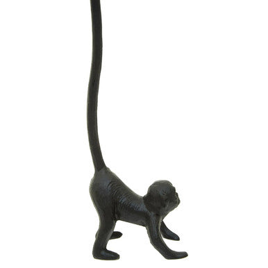 Orsina Fauna Monkey Toilet Roll Holder – Luxury Black Bathroom Decor