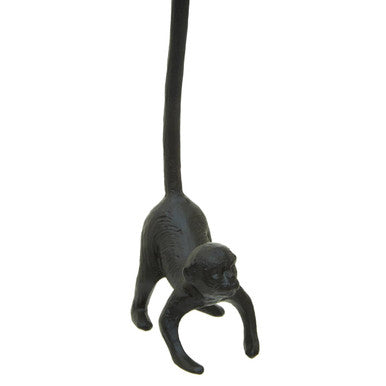 Orsina Fauna Monkey Toilet Roll Holder – Luxury Black Bathroom Decor