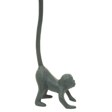 Orsina Fauna Monkey Toilet Roll Holder – Grey Freestanding Bathroom Decor