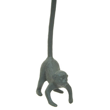 Orsina Fauna Monkey Toilet Roll Holder – Grey Freestanding Bathroom Decor