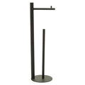 Orsina Fay Black Toilet Roll Holder – Matte Minimalist Bathroom Accessory