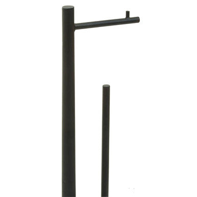 Orsina Fay Black Toilet Roll Holder – Matte Minimalist Bathroom Accessory