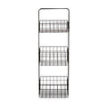 Orsina Kirby 3-Tier Black Storage Caddy | Modern Bathroom Organizer