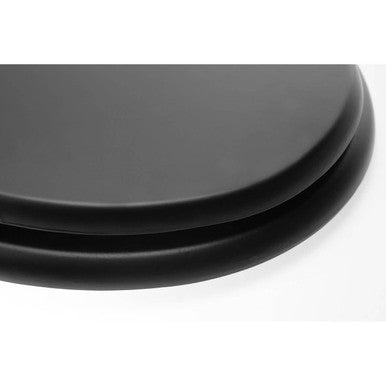 Orsina Brooks Matte Black Toilet Seat – Modern Bathroom Upgrade