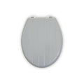 Orsina Brooks Grey Panel Effect Toilet Seat – Modern Bathroom Decor