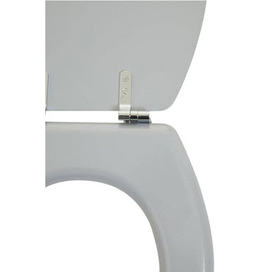 Orsina Brooks Grey Panel Effect Toilet Seat – Modern Bathroom Decor
