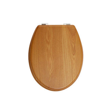 Orsina Brooks Light Oak Toilet Seat – Natural Wood Style for Modern Bathrooms