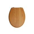 Orsina Brooks Light Oak Toilet Seat – Natural Wood Style for Modern Bathrooms