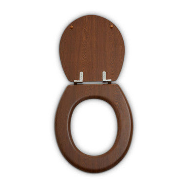 Orsina Brooks Dark Oak Toilet Seat – Premium Natural Wood Finish