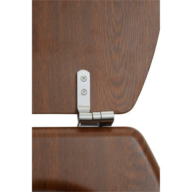 Orsina Brooks Dark Oak Toilet Seat – Premium Natural Wood Finish