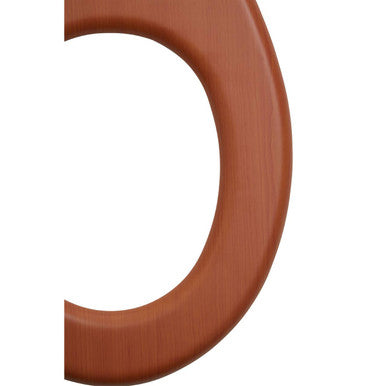 Orsina Brooks Antique Brown Toilet Seat – Natural Wood Style Finish