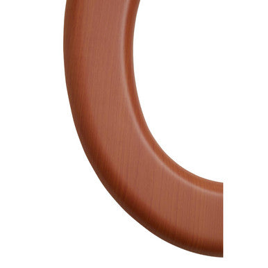 Orsina Brooks Antique Brown Toilet Seat – Natural Wood Style Finish
