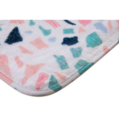 Orsina Soak Terrazzo Bath Mat – Modern Minimalist Bathroom Decor
