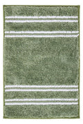 Orsina Sage Green Bath Mat – Small Non-Slip Textured Bathroom Rug