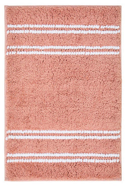 Orsina Small Dusky Pink Bath Mat – Plush Absorbent Bathroom Rug