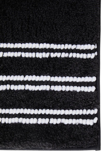 Orsina Charcoal Grey Bath Mat – Large Non-Slip Absorbent Bathroom Rug