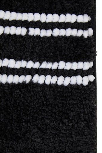 Orsina Charcoal Grey Bath Mat – Large Non-Slip Absorbent Bathroom Rug