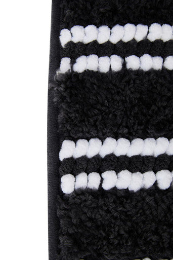 Orsina Charcoal Grey Bath Mat – Large Non-Slip Absorbent Bathroom Rug
