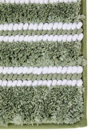 Orsina Large Sage Green Bath Mat – Soft Absorbent Plush Bathroom Rug