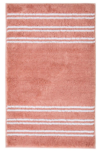 Orsina Large Dusky Pink Bath Mat – Plush Absorbent Cotton Bathroom Rug