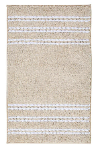 Orsina Soak Large Light Beige Bath Mat – Soft Absorbent Bathroom Rug