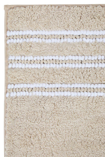 Orsina Soak Large Light Beige Bath Mat – Soft Absorbent Bathroom Rug