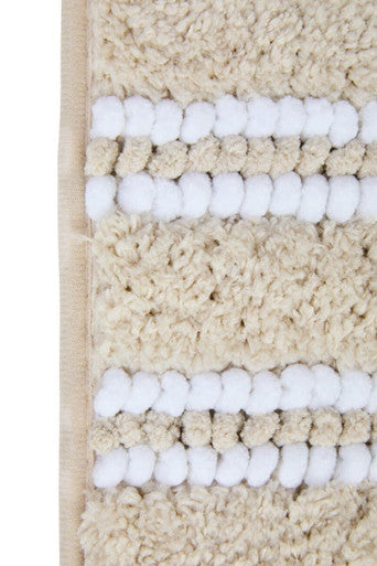 Orsina Soak Large Light Beige Bath Mat – Soft Absorbent Bathroom Rug