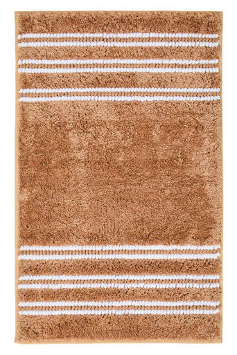 Orsina Soak Large Camel Bath Mat – Plush Absorbent Luxury Bathroom Rug