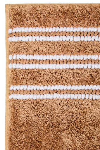 Orsina Soak Large Camel Bath Mat – Plush Absorbent Luxury Bathroom Rug