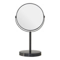Orsina Marisha Grey Metal Swivel Table Mirror | Small Vanity Mirror