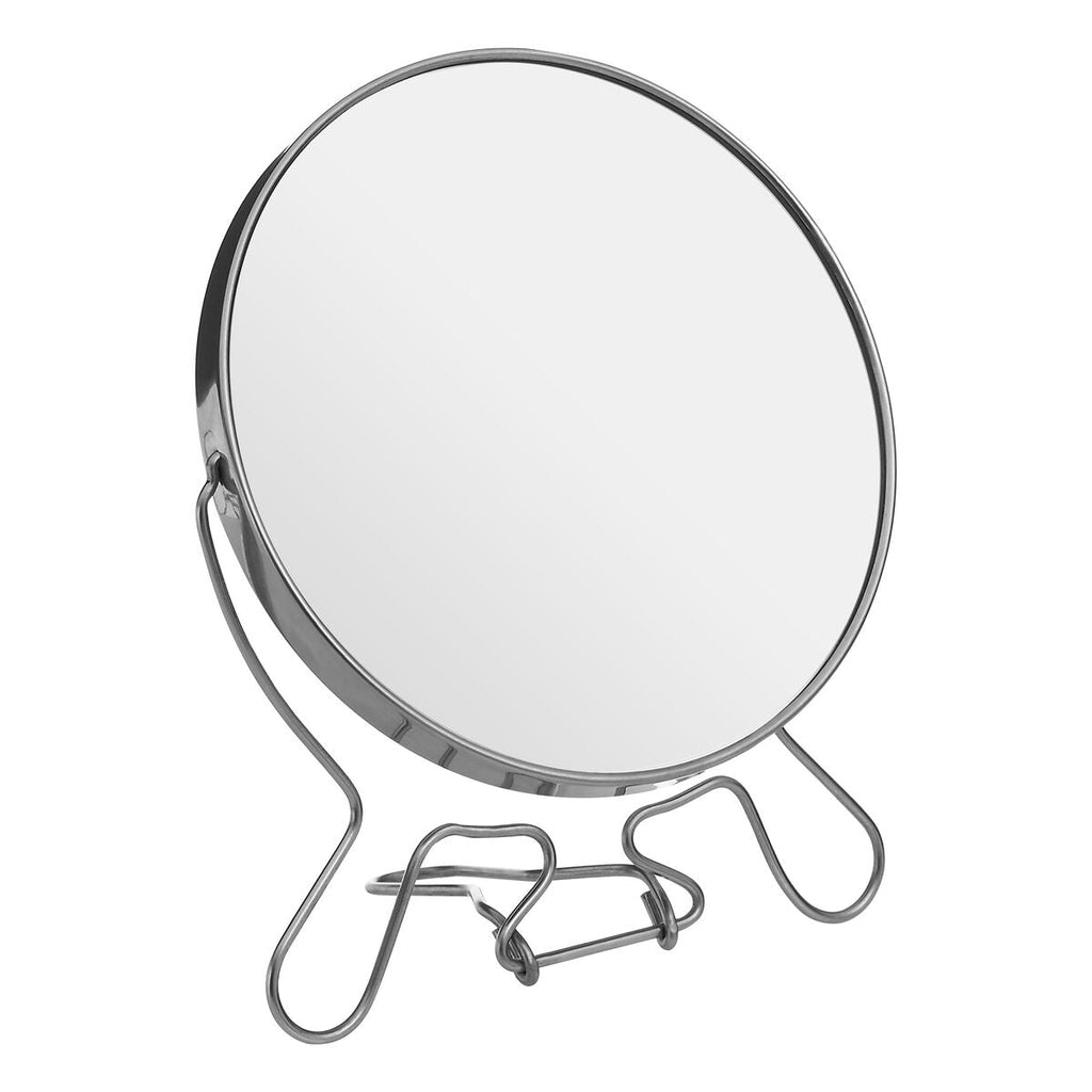 Orsina Mison Large 2-Sided Shaving Mirror – Silver Effect Grooming