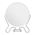 Orsina Mison White Metal Large Shaving Mirror | Modern Vanity Mirror