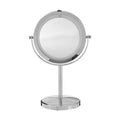 Orsina Clara LED Table Mirror – Chrome Illuminated Vanity Mirror