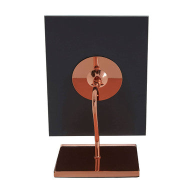 Orsina Clara Rose Gold Table Mirror | Modern Vanity Dressing Table Mirror